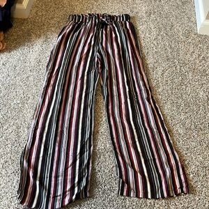 Soft Waist Striped Work Pant